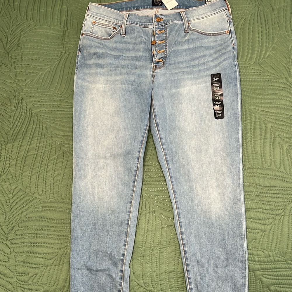 Mid rise Skinny Button Fly J.Crew Jean